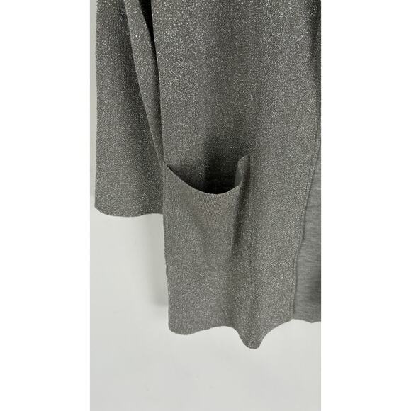 J Crew 365 Sparkly Sophie Open Front Knit Sweater Blazer Jacket Womens Size XXS - Picture 4 of 7